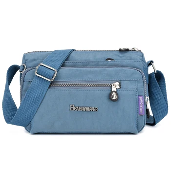 

New Wome Shoulder Bag one-shoulder Nylon Waterproof Light Solid Color Simplicity Cloth Bag Mini Dames Tassen Beach Crossbody Bag