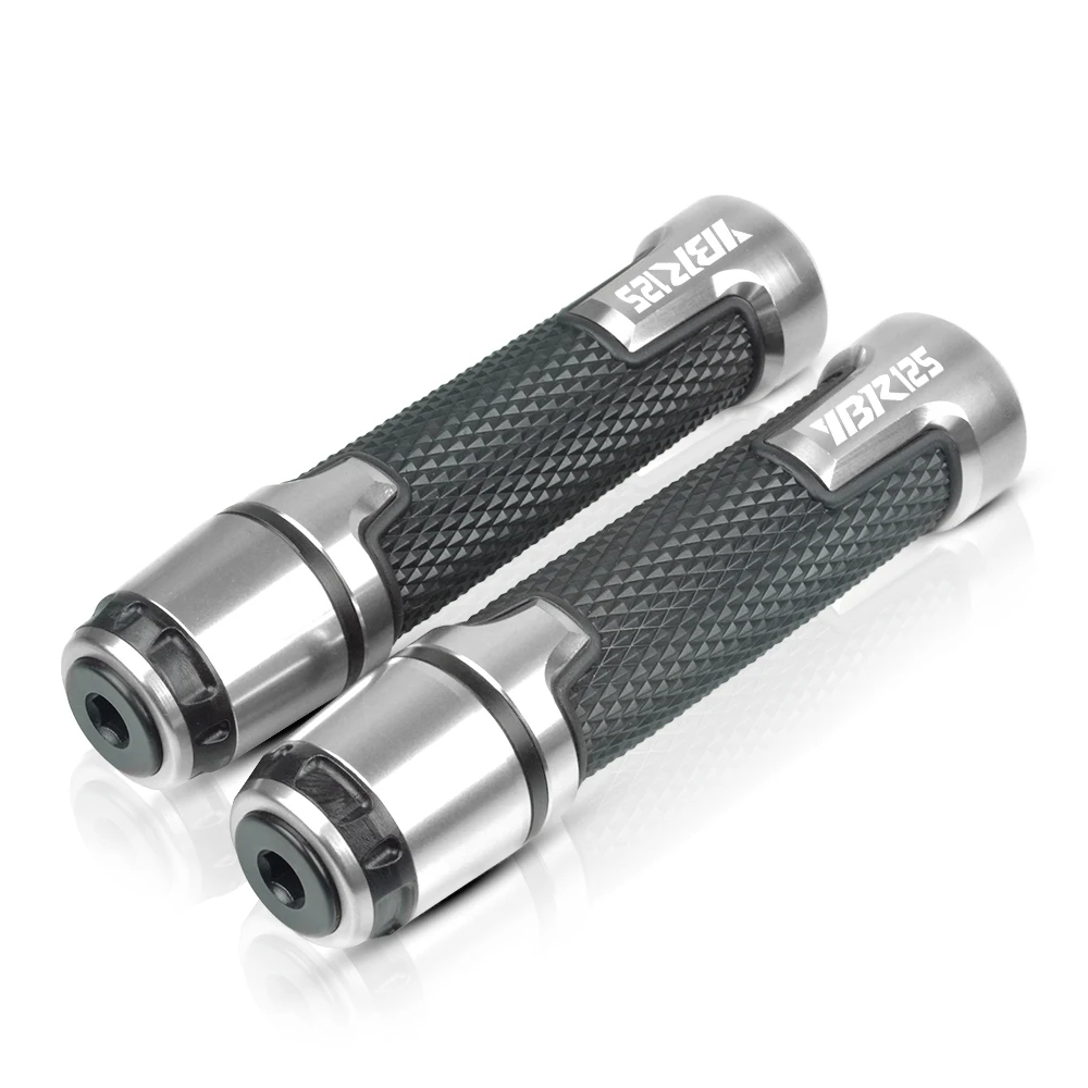 Универсальные CNC алюминиевые аксессуары для мотоциклов, руль, рукоятка, ручки, мотоциклетные рукоятки, рукоятка, резина для YAMAHA YBR 125