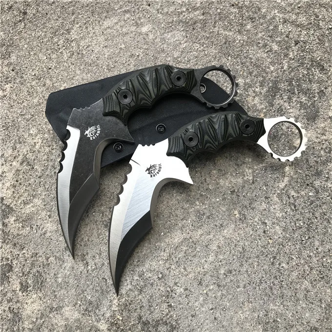 HS инструменты Karambit CS GO контр страйк ножи D2 нож для выживания фиксированное лезвие охотничий нож верхняя часть тактическое снаряжение острые инструменты для кемпинга
