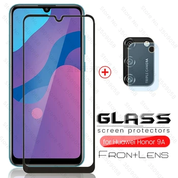 Перейти на Алиэкспресс и купить 2-в-1 стекло камеры для honor 9a стекло протектор экрана для huawei honor 9a moa-lx9n xonor 9 a a9 honor 9a 2020 6,3 ''пленка для телефона
