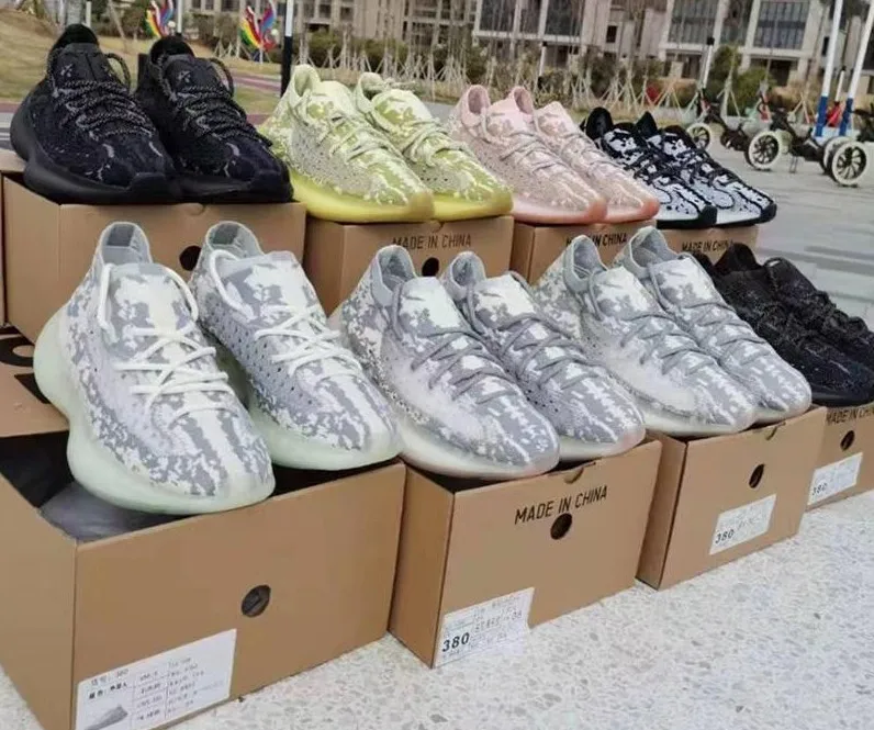 

Sexemara 380 v3 Alien 3M reflection Running Shoes Kanye West Tint Copper Cream static Sesame Designer Men Women Sports Sneakers