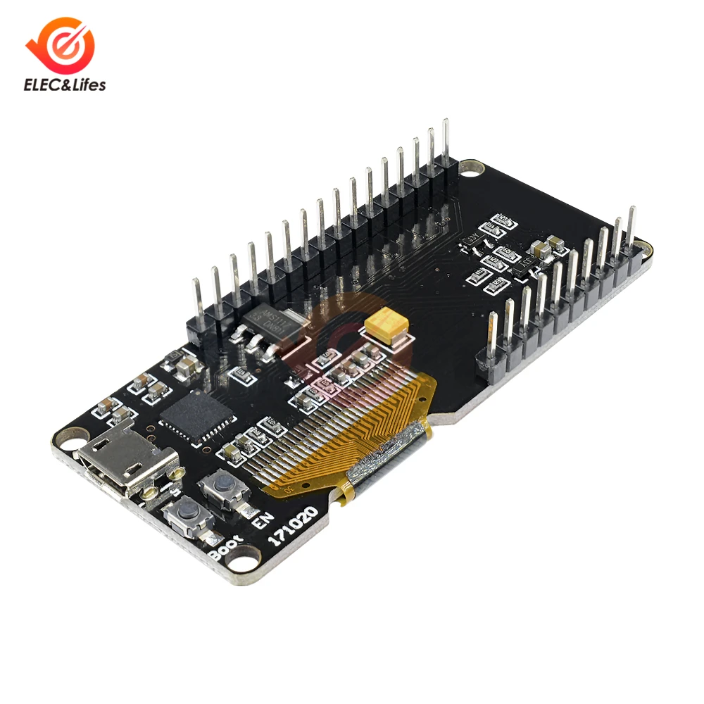 0,96 ''0,96 дюймов OLED дисплей CP2102 ESP32 ESP-32 ESP-WROOM-32 WiFi Bluetooth макетная плата модуль для Wemos D1 2,4 ГГц