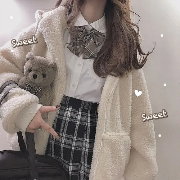 Abrigos y chaquetas de peluche blancos para mujer, chaqueta suave de talla grande de piel sintética, parte de arriba de piel, moda, otoño e invierno, 2020