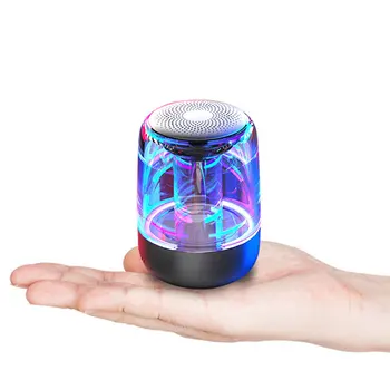 

C7 3W Mini TWS Wireless Bluetooth Speaker Waterproof Subwoofer Stereo Column Support TF Hands Free Call LED Light