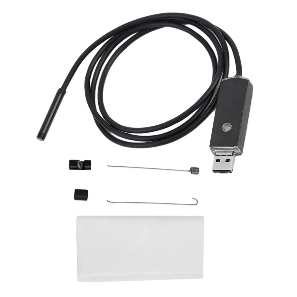 

2 In 1 Dual Interface USB Waterproof Endoscope 5.5MM Lens Diameter 1M/2M/5M/10M USB Inspection LED Borescope For Android