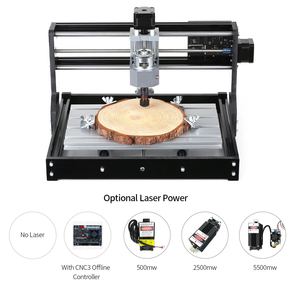 CNC 3018 Pro мини лазерный гравировальный станок GRBL DIY гравировальный станок для дерева PCB PVC резьба фрезерный гравировальный станок ER11