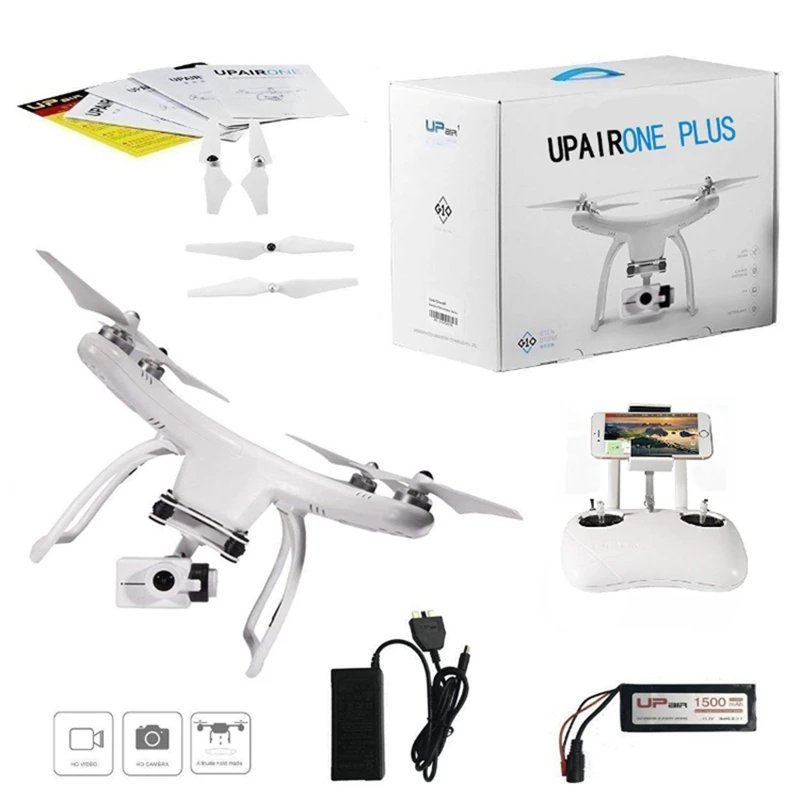 Up Air Upair One Plus APP управление Wi-Fi FPV с камерой 12 МП 2,7 K HD 2-Axel Gimbal RC Квадрокоптер RTF Advance Интеллектуальная батарея