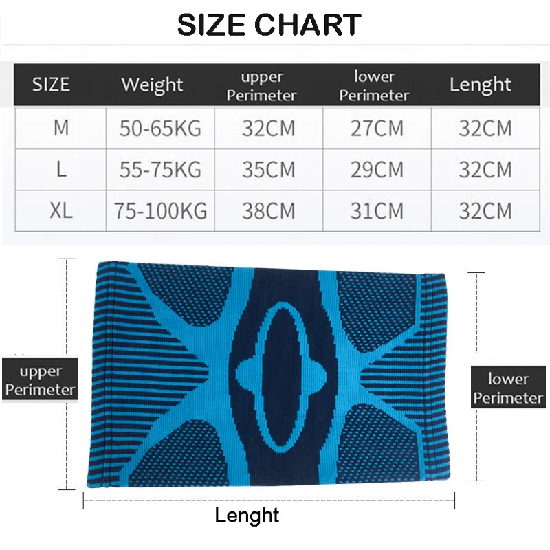 1 шт. нескользящий наколенник компрессионный рукав спортивный Бег Баскетбол