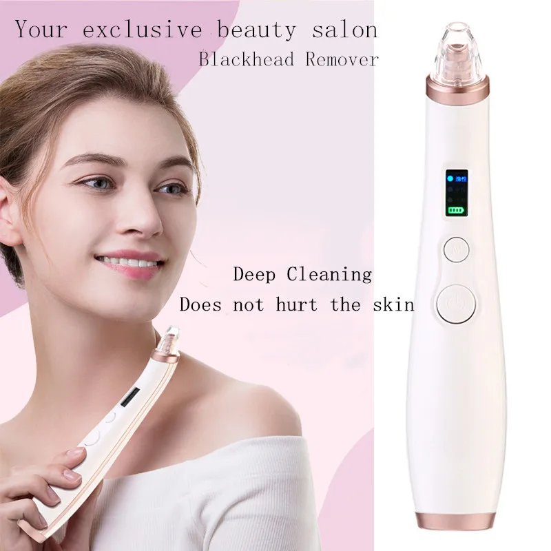 

New Type Blackhead Removal Acne Electric Facial Pores Vacuum Suction Acne Machine USB Charging Clean Household Beauty Instrument