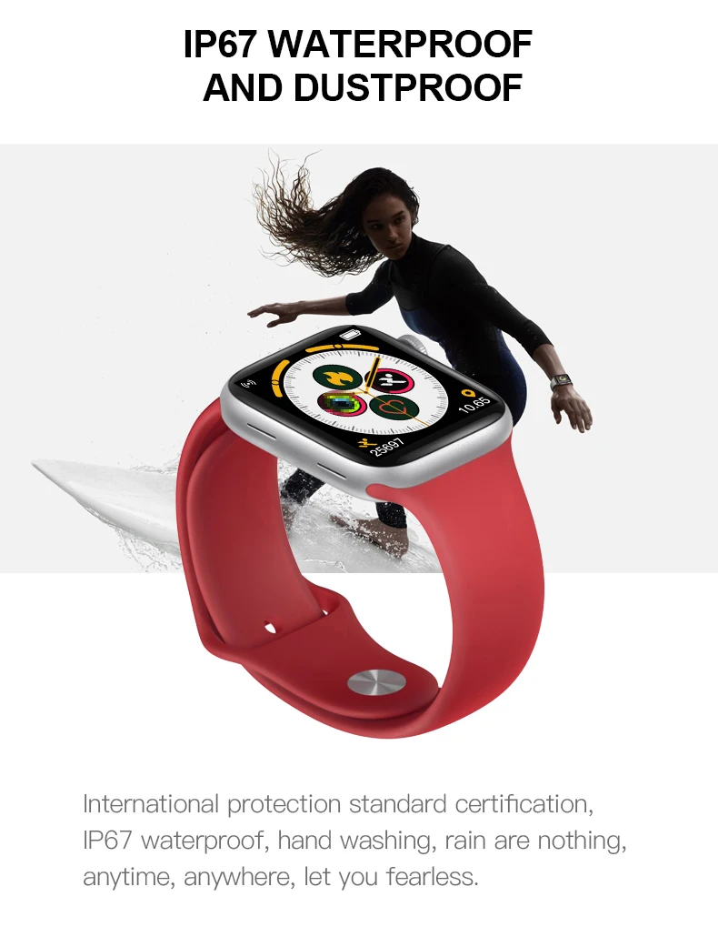 Aple SmartWatch Bluetooth музыкальный телефон ответ сообщение Спорт Smartband Heartrate кровяное давление монитор сна Smartwatch сфотографировать
