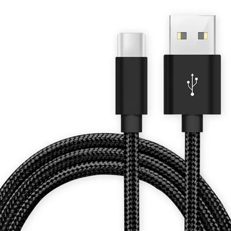 500 шт 2 м/6 футов высокоскоростной металлический USB плетеный кабель для быстрой