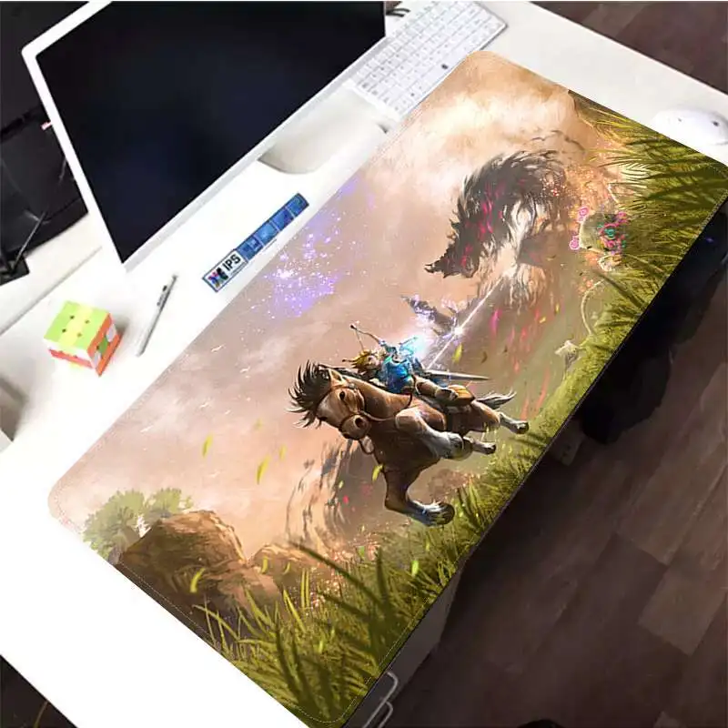 Lock Edge 30x80cm Maiya легенда о Зельде Дыхание Дикого геймера скорость мыши маленький резиновый коврик для мыши большой коврик для мыши клавиатуры коврик - Цвет: Lock Edge 30x80cm