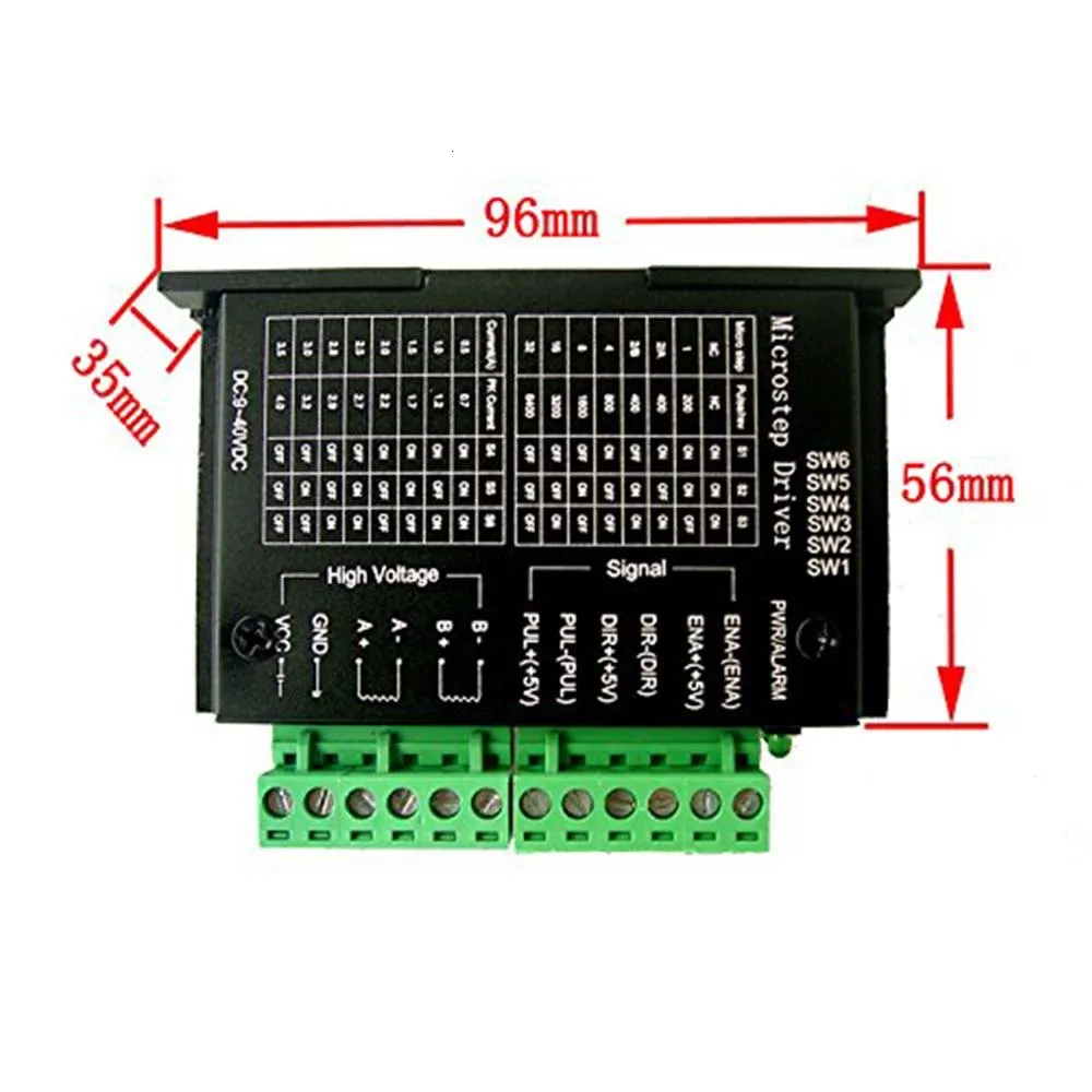 42/57/86 TB6600 4A 42 V DC маршрутизатор деревянный двигатель шаговый драйвер 32 сегментов обновленная версия технологии свежести и комплектов