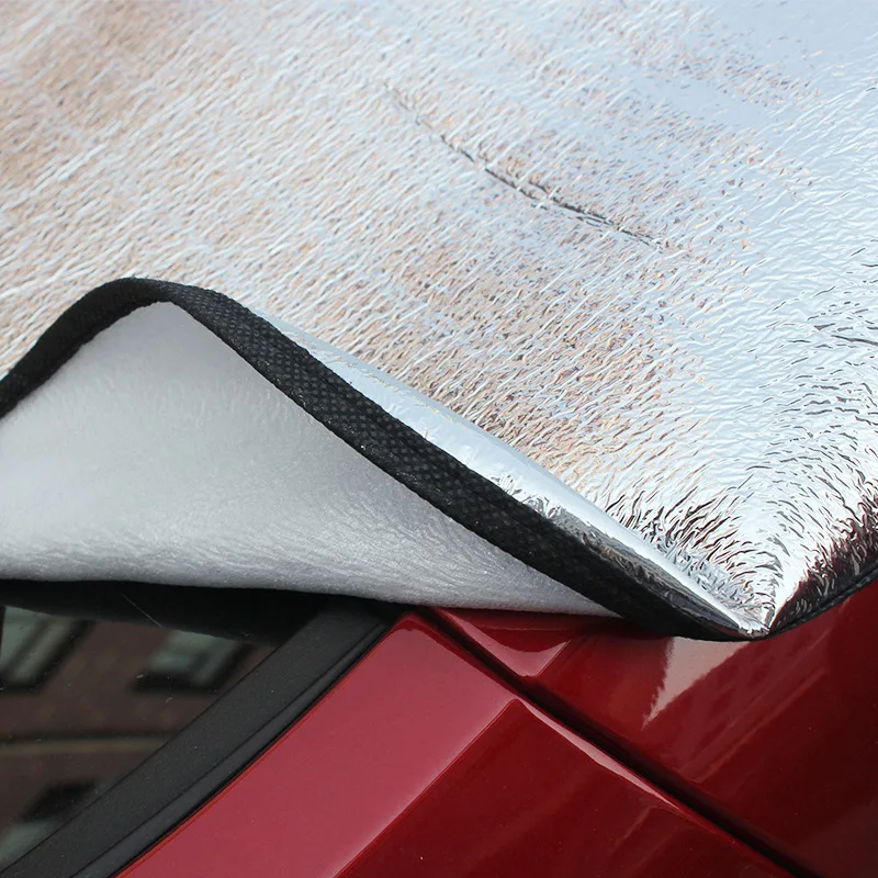 Kayme автомобильный чехол для лобового стекла, хлопковый утепленный, автомобильный солнцезащитный козырек для снега, льда и мороза, солнцезащитный козырек 140*70 см