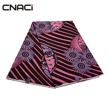 

CNACI Free Shipping Veritable Wax Ankara African Wax Prints Tissu Wax African Batik Fabric 6 Yards African Print Ankara Fabric