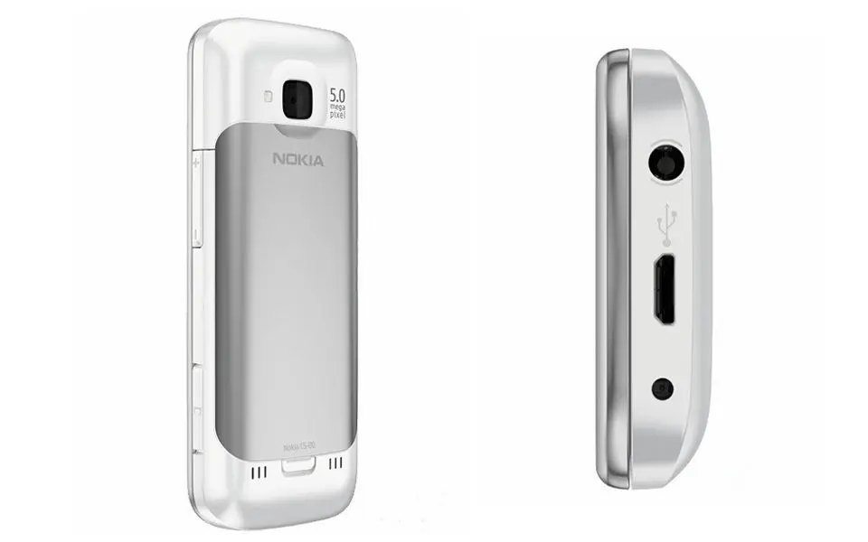 Nokia C5 разблокированный Nokia C5-00 C5-00i 3,15 и 5MP Поддержка bluetooth русская и иврит и арабская клавиатура Восстановленный мобильный телефон