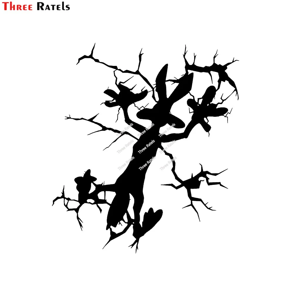 

Виниловая наклейка Three Ratels DS160, забавная наклейка для автомобиля, грузовика, джипа, окна, Украшение стен, водонепроницаемая наклейка