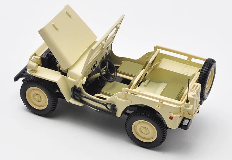 1/18 мальчик игрушка литая модель автомобиля коллекционный автомобиль подарок для детей 1:18 статические Cars1: 18-JEEP-Willys 1924