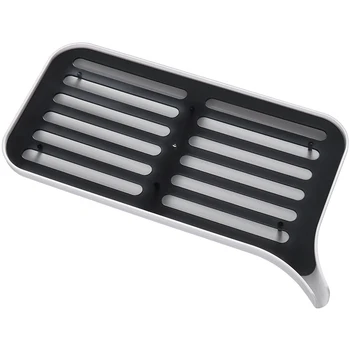 

Kitchen Sink Organizer Silicone Sponge Holder - Storage Tray for Dish Sponge, Soap Dispenser, Scrubber