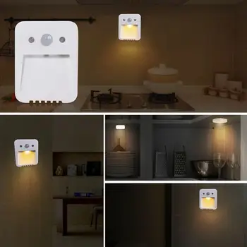 

LED Creative Bright Energy Saving Safety Lamp Night Light Aromatherapy Induction Light Caffee Bar Bedroom Bathroom Hotel