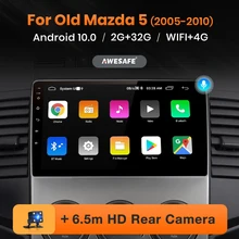AWESAFE PX9 para Mazda 5 Mazda5 2005 - 2010 auto Radio Multimedia reproductor de Video GPS de navegación No 2 din 2din DVD Android 10