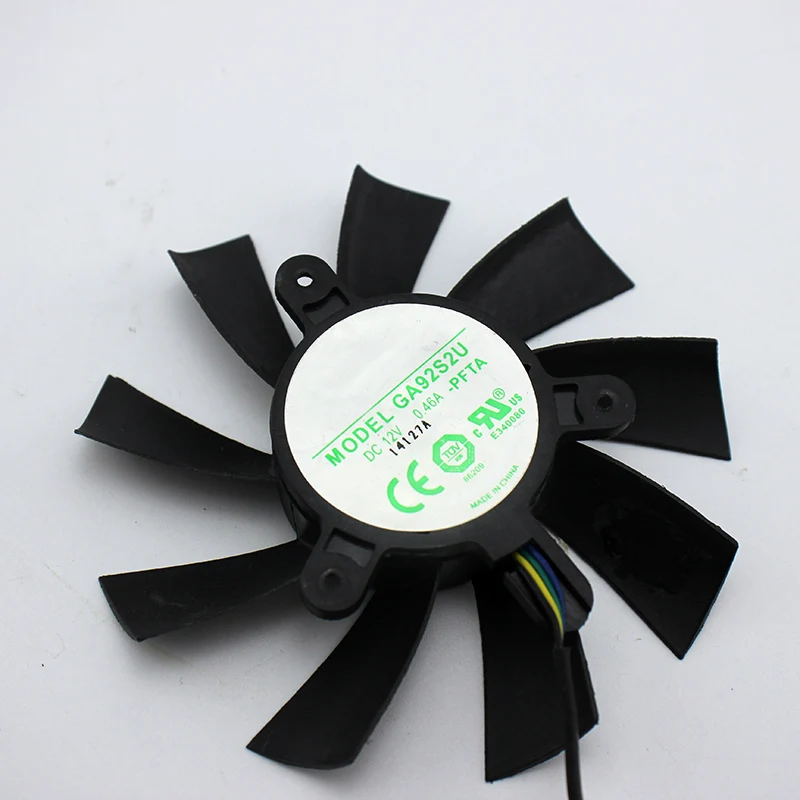 Для ZOTAC 660ti/670/680/760/770 Графика карты вентилятор охлаждения GA92S2U 4pin