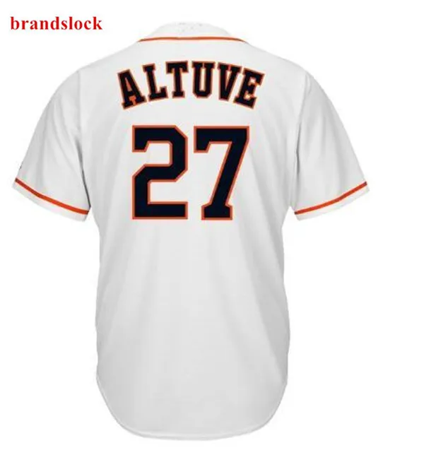 

2019 New Men's Jose Altuve Custom Houston Jersey Usa Baseball Jersey