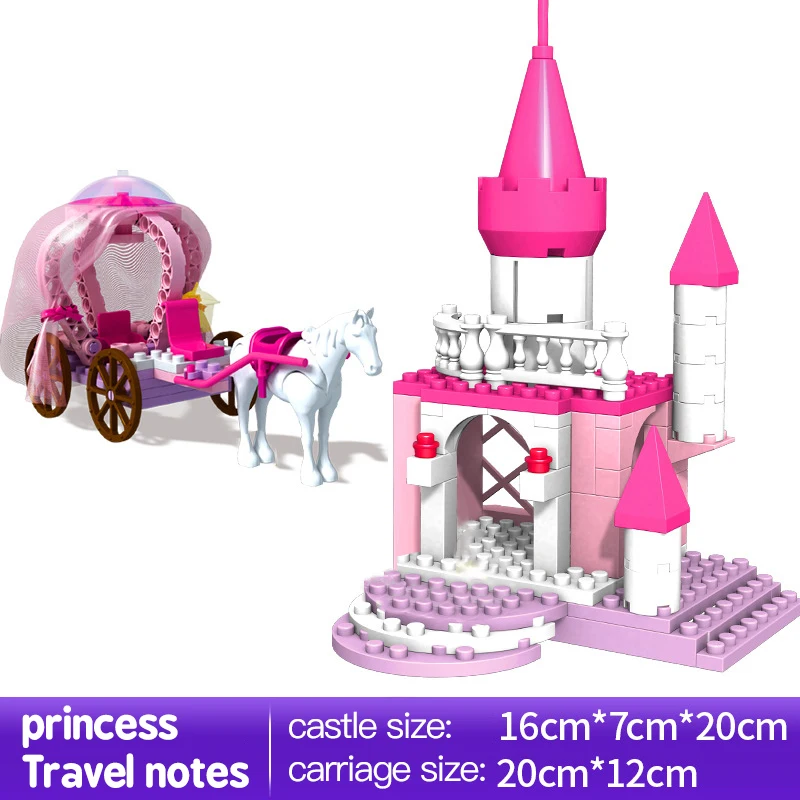 

Children Favorite Educational Architecture Series Brick Toys Beautiful Fairy Tale Castle Model Building Blocks Kids Gifts
