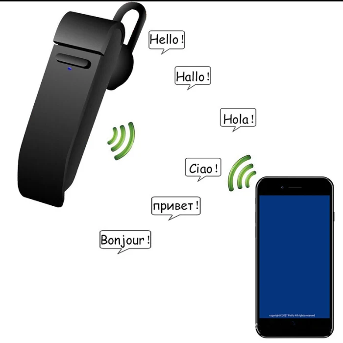 Переводные Наушники Беспроводные Бизнес-наушники Многоязычная Bluetooth переводная гарнитура GDeals