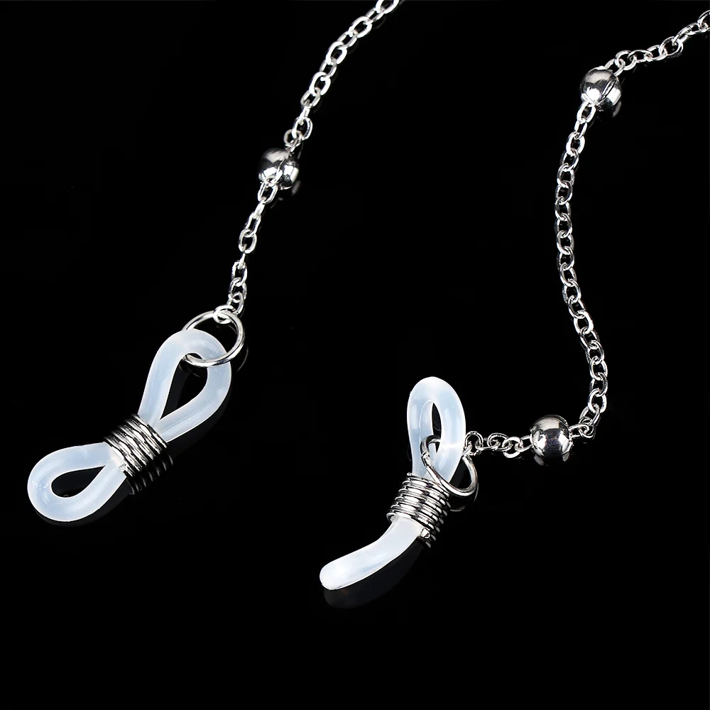 Модная металлическая цепочка для очков для чтения золотые серебряные оправы фиксатор для женщин солнцезащитные очки шнуры бисерные шнурок для очков удерживающие ремни