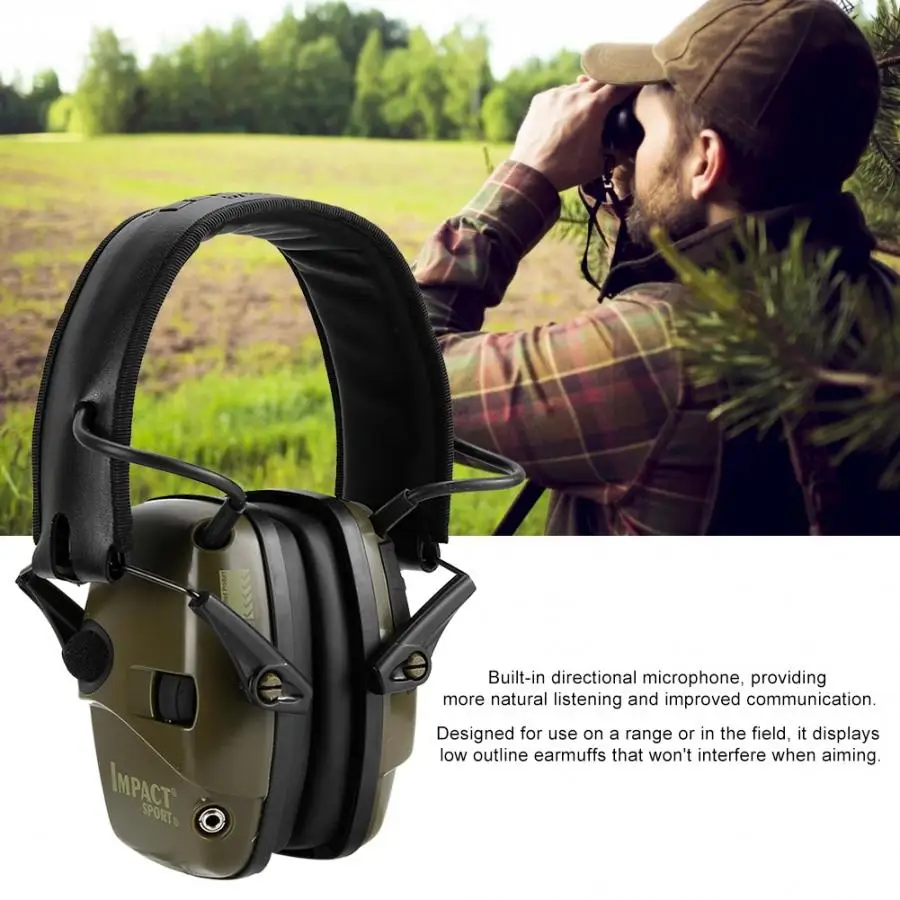 Съемка наушник электронный Paraorecchie Спорт шумоподавление складной слуховой протектор
