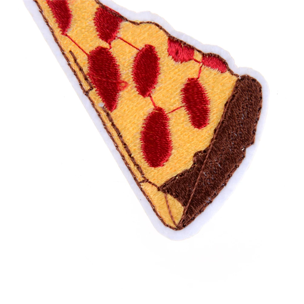 Новинка 2020 патч для пиццы приклеивающаяся аппликация одежды с вышивкой милая