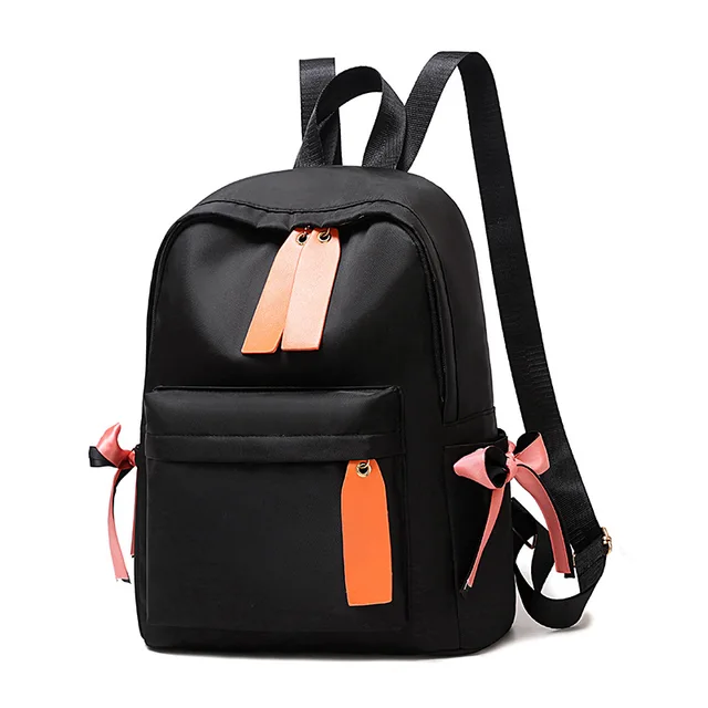 Fuera de servicio Rodeado modelo Mochila escolar para mujer 2019, nueva tendencia coreana, Color liso,  cremallera, parte trasera suave, lona, mochila Simple para estudiantes de  secundaria|Mochilas| - AliExpress