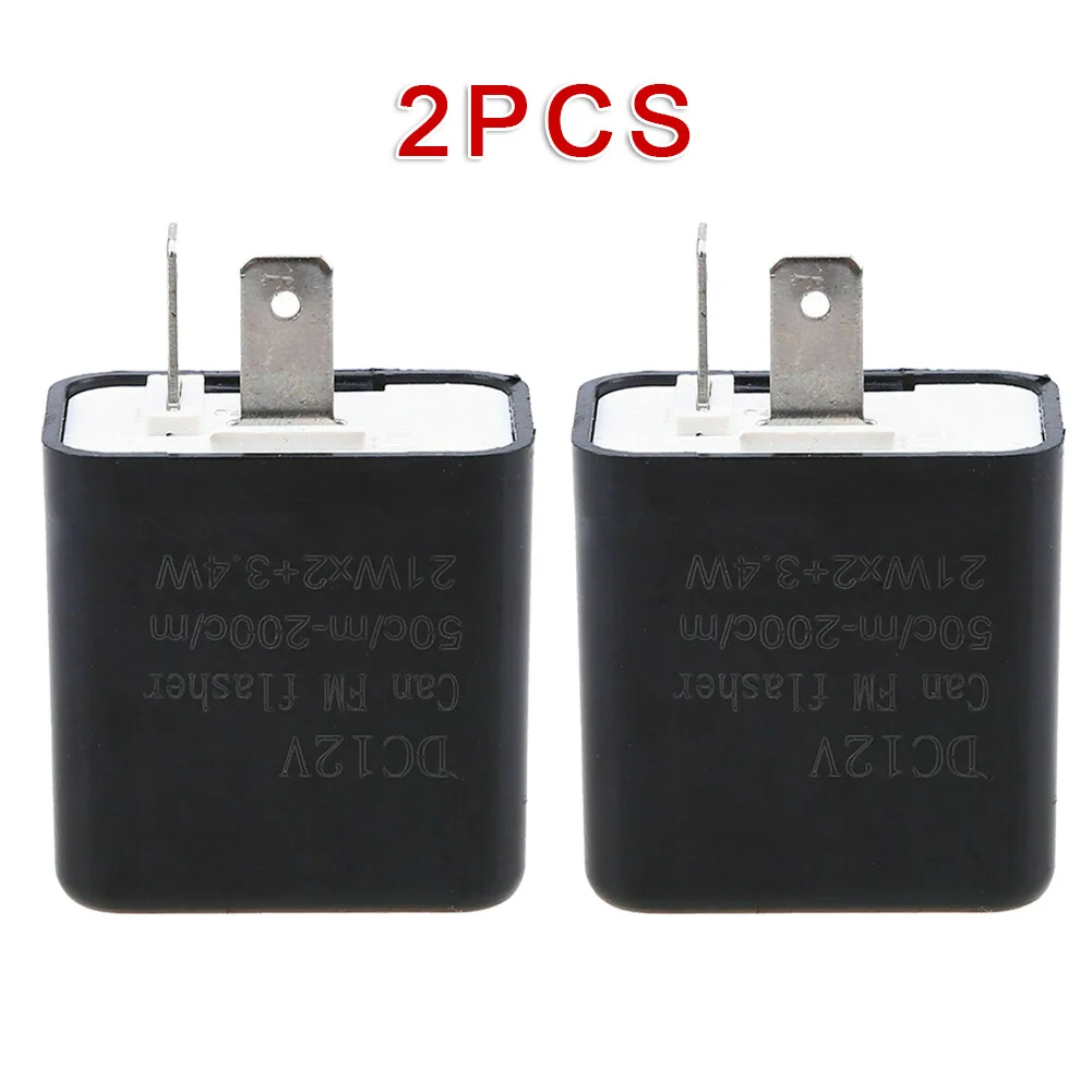 2 шт. мотоциклетный скоростной светодиодный мигающий сигнал поворота 2-pin Hyper Fix