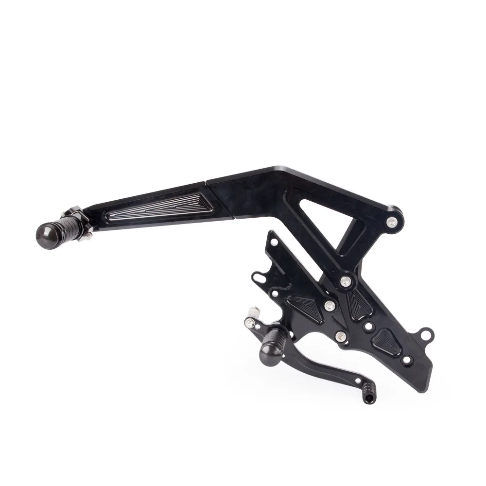 Для Kawasaki Ninja 650(EX650) ER-6N/ER-6F 2012- CNC алюминиевый мотоцикл регулируемый задний набор подножки педали подставка для ног