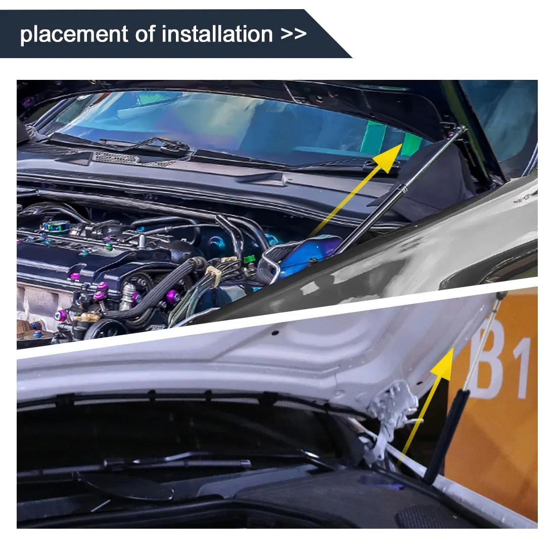 UXCELL Auto Liftgate 10 кг 22 фунта сила сжатия газовая стойка пружинный амортизатор Prop M8 M8.5