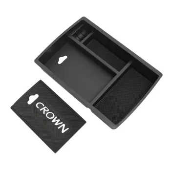 

Professional Car Central Armrest Storage Box Container Tray Suitable for TOYOTA Crown Car Styling Accessories Black