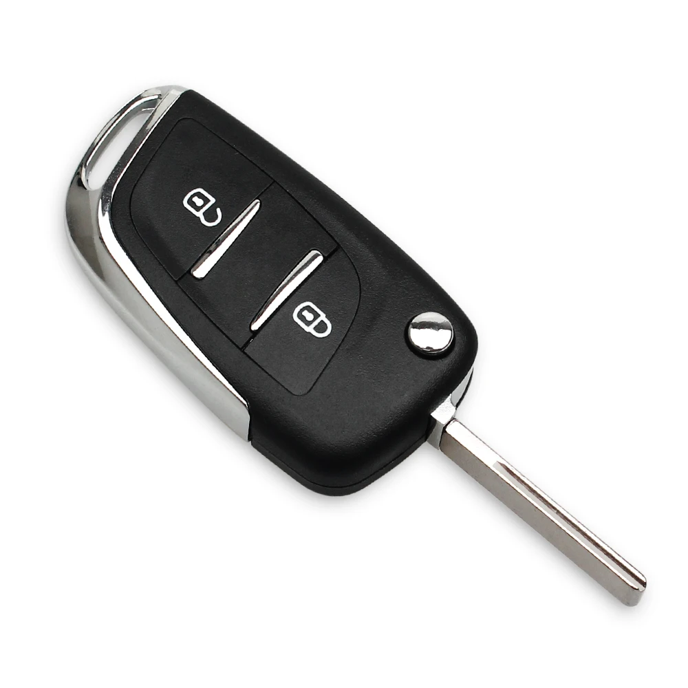 KEYYOU CE0523 2/3 Кнопка модифицированный Флип складной Автомобильный ключ чехол для peugeot 306 407 807 партнер для Citroen VA2/HU83 Blade