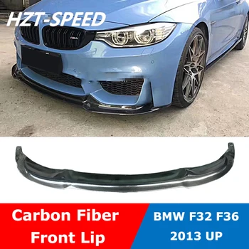 

F32 V Style Carbon Fiber Front Bumper Lip Diffuser Spoiler For BMW 4 Series F33 F36 430i Modify M4 2013-2017