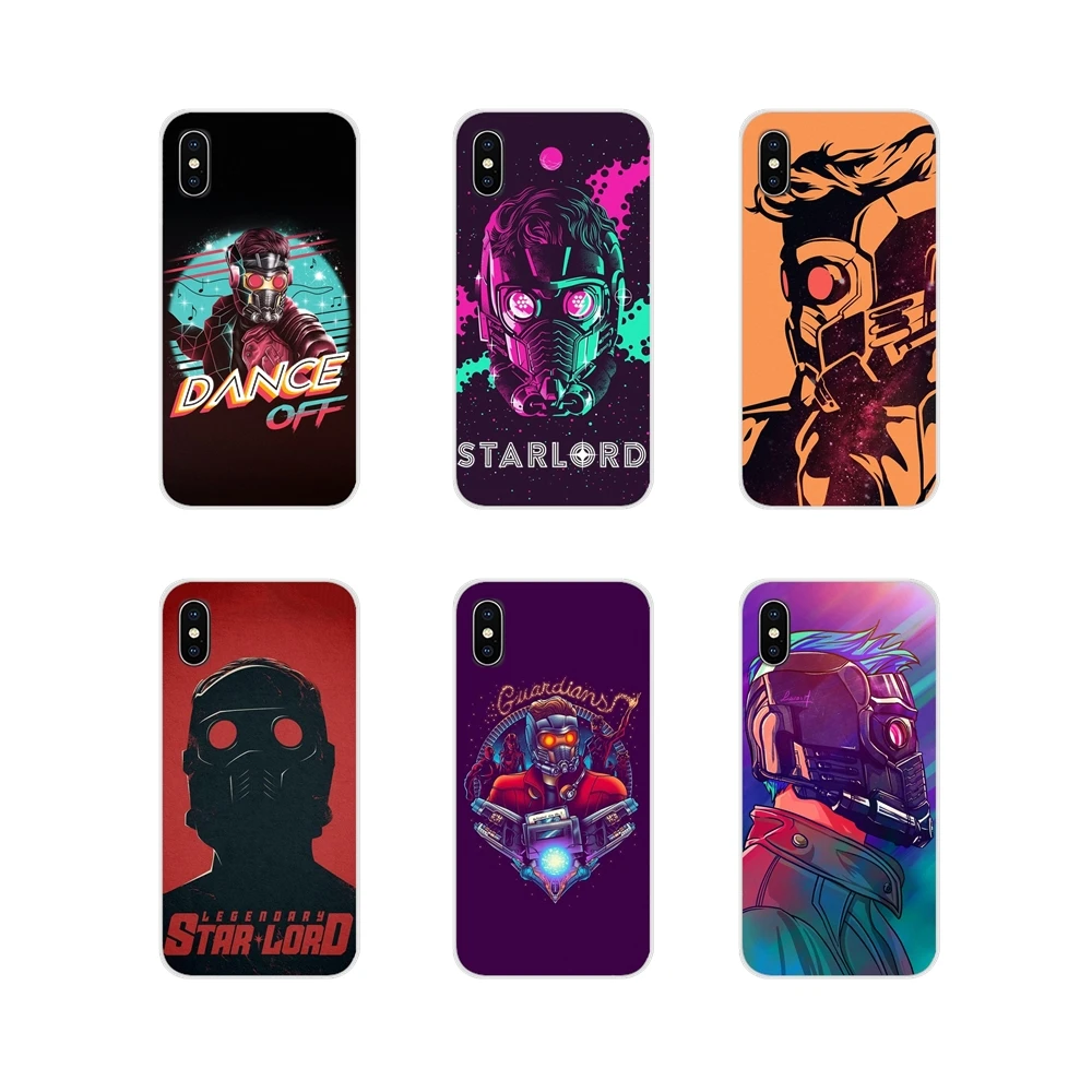 

Silicone Case Covers For Xiaomi Redmi 4A S2 Note 3 3S 4 4X 5 Plus 6 7 6A Pro Pocophone F1 guardians of the galaxy star lord cool