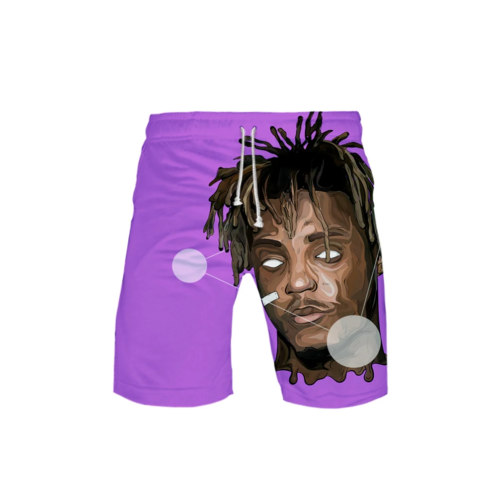 Rapper Juice WRLD хип хоп эмо ловушка Lucid Dreams новые летние мужские модные трендовые шорты с 3d принтом популярные повседневные летние шорты