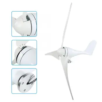 

NE-300S 12V/24V Wind Generator 300W 3PCS 630mm Nylon Fiber Wind Blades Power Windmill Wind Generator