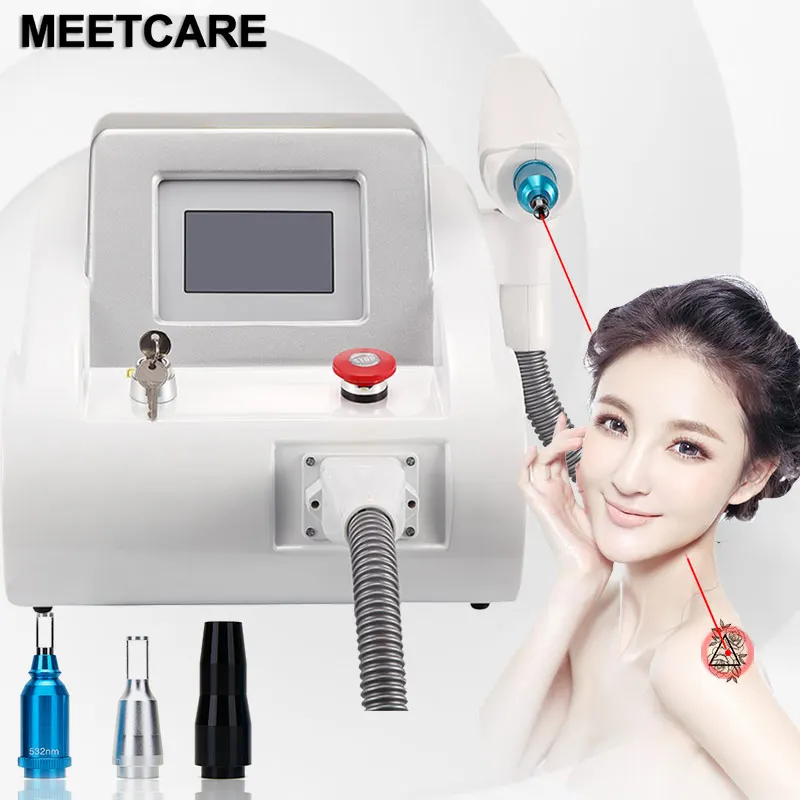 Nd Yag Laser Tattoo Removal Machine With Red Pointer 1064nm 532nm 1320nm Eyebrow Pigment Beauty Device Skin Rejuvenation | Красота и