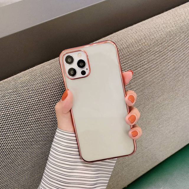 Bumper Transparent Phone Case TPU Cover For IPhone 13 12 11 Pro Max 13 12 Mini XR X XS Max 6 6s 7 8 Plus SE 2020