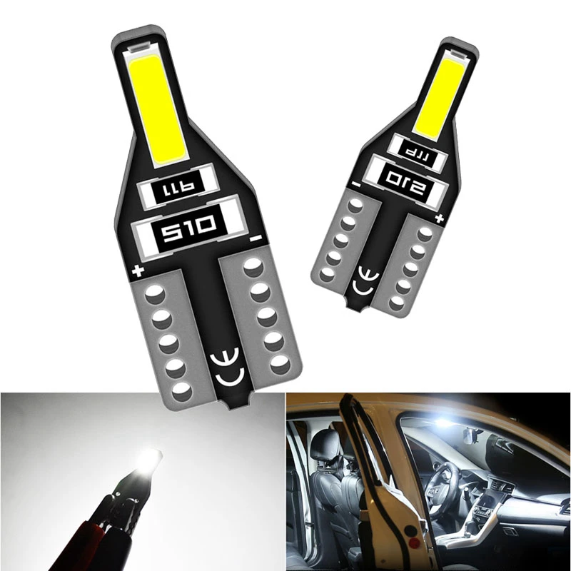 

2pcs T10 W5W 168 194 LED Car Interior Bulb Map Light For Mazda 3 6 CX-5 323 5 CX5 2 626 Spoilers MX5 CX 5 GH CX-7 GG CX3 CX7 RX8