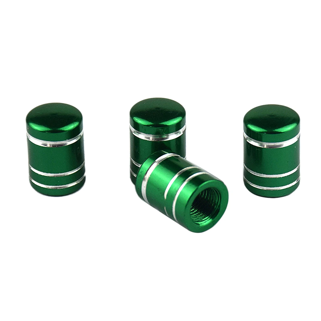 4pcs Aluminum Wheel Valves Tyre Stem Air Caps Cover Auto Motorcycle