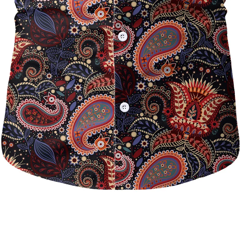 Camisa Hombre, мужские рубашки, приталенная, африканская, племенная, Пляжная рубашка, винтажная, с принтом, Гавайские, праздничные рубашки для мужчин