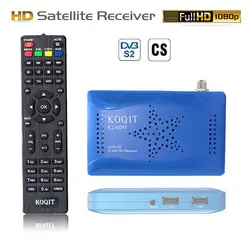 KOQIT 1080 P DVB-S2 рецепторов DVB S2 S декодер Dual USB цифрового ТВ коробка спутникового ресивера тюнер Biss Vu Youtube Wi-Fi Декодер каналов кабельного