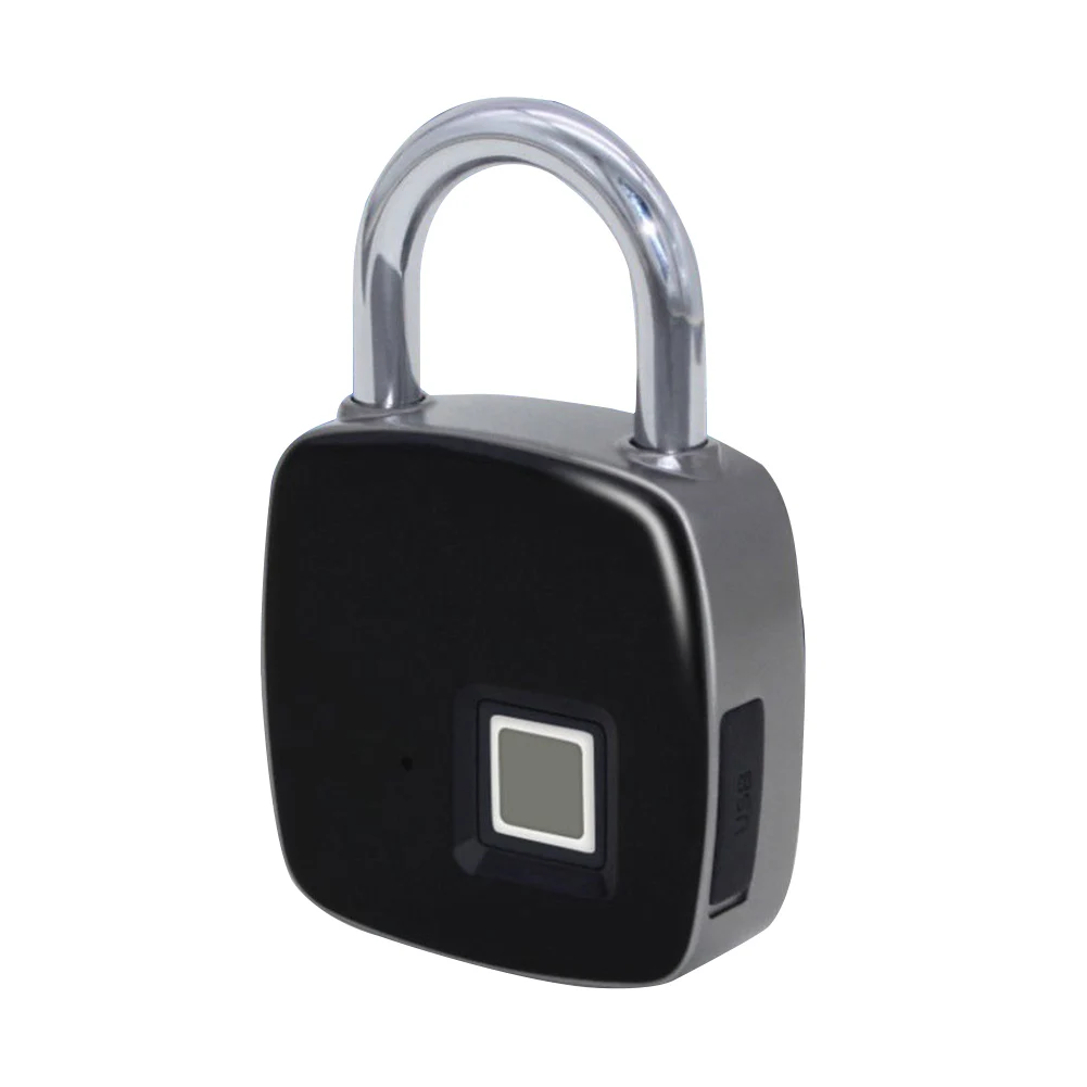 Qr-код зарядка отпечатков пальцев замок водонепроницаемый перезаряжаемый дверной Смарт USB круглый замок Безопасный
