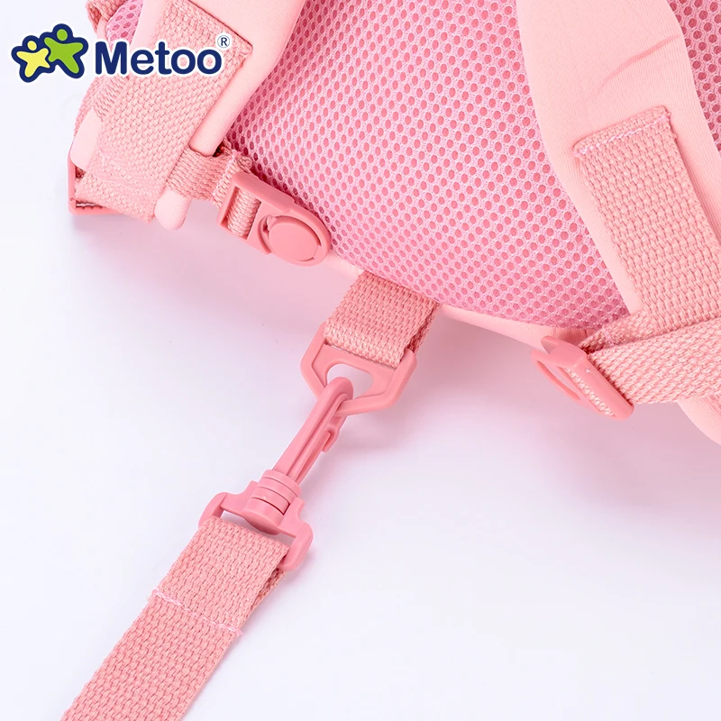 Metoo 3D Тяговая посылка, плюшевые игрушки, сумки для животных, панда, кошка, Лев, кролик, рюкзак, кукла для детей, подарки на Рождество, день рождения